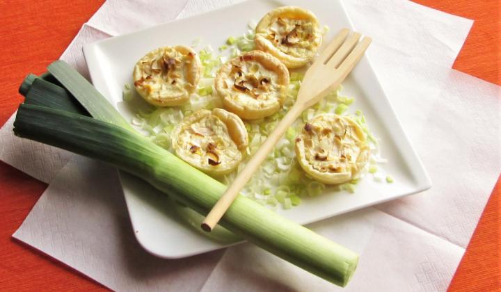 Jak upéct křehké balkánské tartaletky s pórkem | recept Jak upéct křehké balkánské tartaletky s pórkem | recept