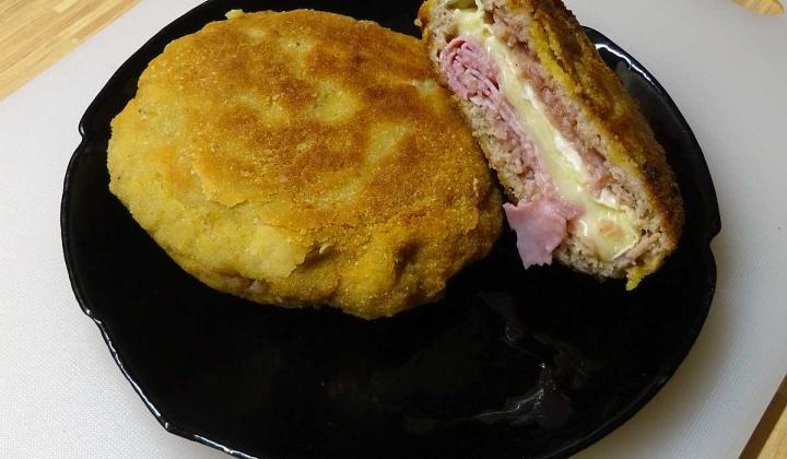 Jak připravit variaci Cordon bleu z mletého vepřového masa | recept Jak připravit variaci Cordon bleu z mletého vepřového masa | recept
