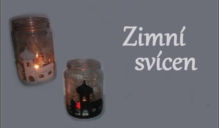 Jak vyrobit zimní svícen ze starých sklenic