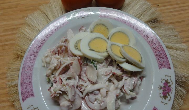 Jak udělat ředkvičkový salát se zelím | recept Jak udělat ředkvičkový salát se zelím | recept