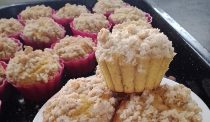 Jak upéct dýňové muffiny s drobenkou | recept na dýňový moučník Jak upéct dýňové muffiny s drobenkou | recept na dýňový moučník