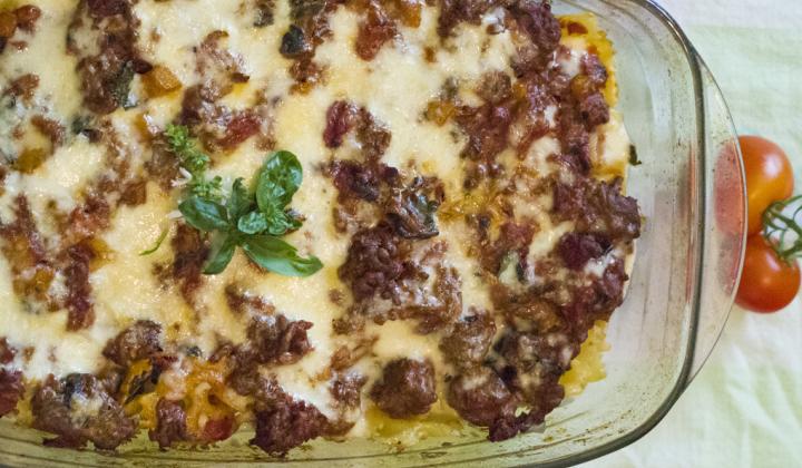 Jak připravit zapečené vegetariánské těstoviny po boloňsku Jak připravit zapečené vegetariánské těstoviny po boloňsku
