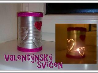 Jak vyrobit valentýnský svícen z plechovky Jak vyrobit valentýnský svícen z plechovky
