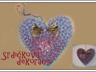 Jak vyrobit srdíčkovou dekoraci na zeď | návod Jak vyrobit srdíčkovou dekoraci na zeď | návod