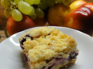 Jak upéct ostružinové řezy s drobenkou | recept Jak upéct ostružinové řezy s drobenkou | recept