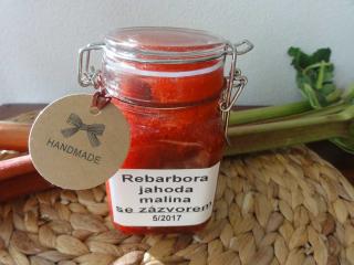 Jak uvařit rebarborový džem se zázvorem a malinami | recept